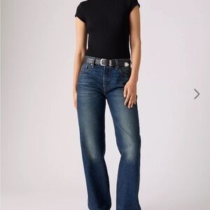 Levi's 501 90s Selvedge Dark Blue Jeans